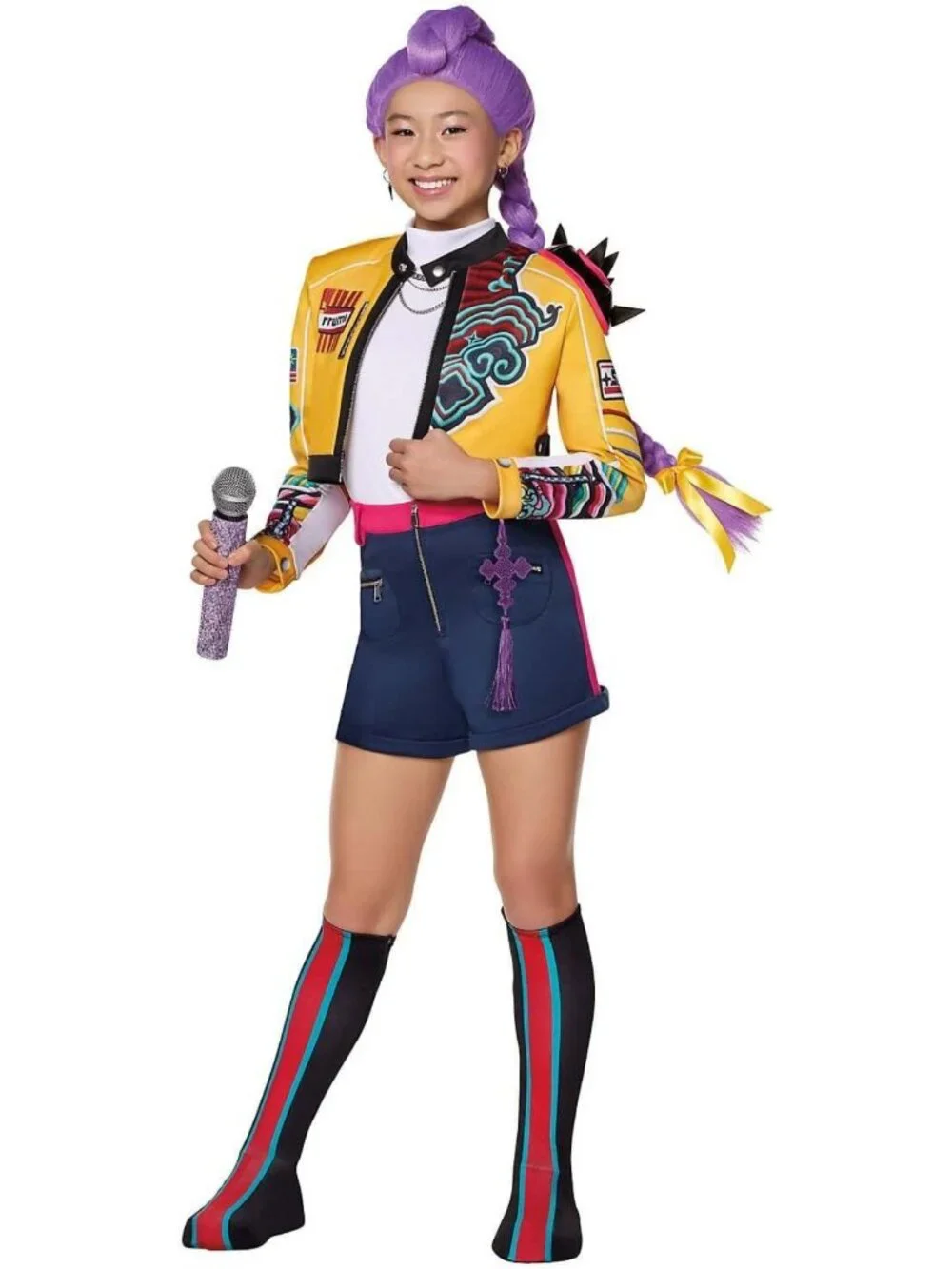 KPop Demon Hunter Kids Costume - Girls Rumi Cosplay Outfit, Halloween Ready!